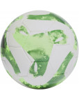 Мяч футбольный "ADIDAS Tiro Match HT2421", р.5, FIFA Basic, 32 панелей, ПУ, ручная сшивка, бело-зелёный Белый-фото 3 additional image